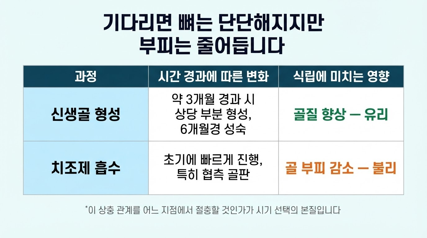 발치 후 기다리는 것의 장단점