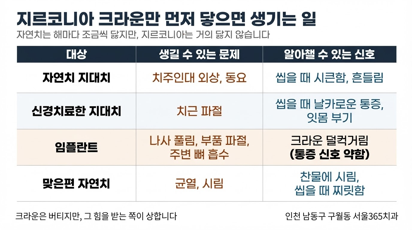 지르코니아 영향
